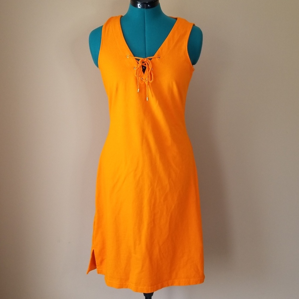 Lauren Ralph Lauren Orange Dress